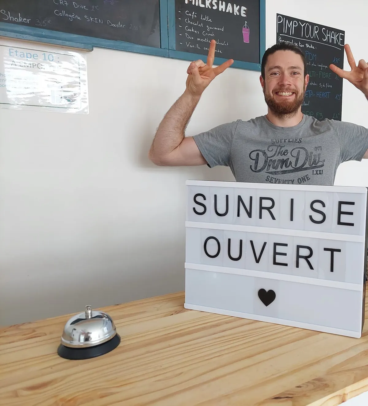 Le coach du club Sunrise nutrition, à Cormontreuil