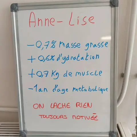 Le bilan d’un membre du club Sunrise nutrition à Cormontreuil