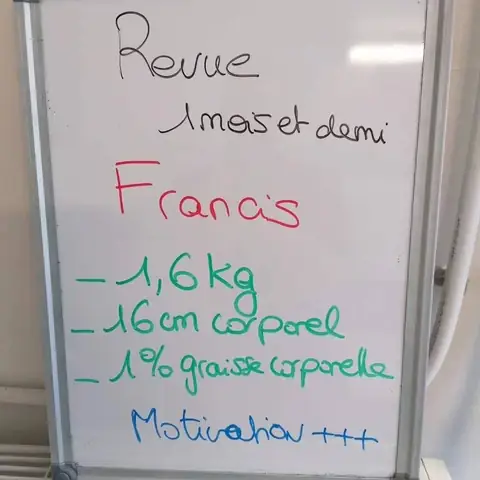 Le bilan d’un membre du club Sunrise nutrition à Cormontreuil