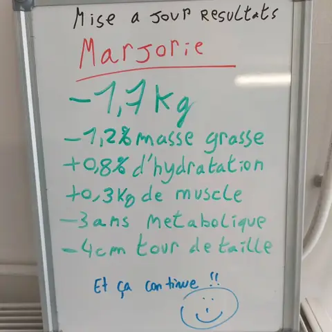 Le bilan d’un membre du club Sunrise nutrition à Cormontreuil