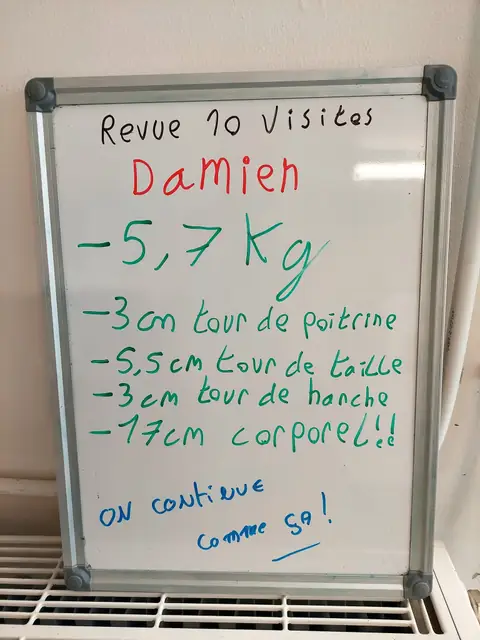 Le bilan d’un membre du club Sunrise nutrition à Cormontreuil
