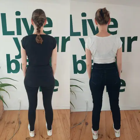Le chemin parcouru par un membre du club Sunrise nutrition, avant puis après