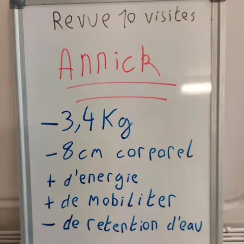 Le bilan d’un membre du club Sunrise nutrition à Cormontreuil
